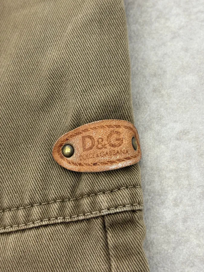 SS2003 Dolce & Gabbana Green Cargo Multipockets Pants  oSBczJd 11