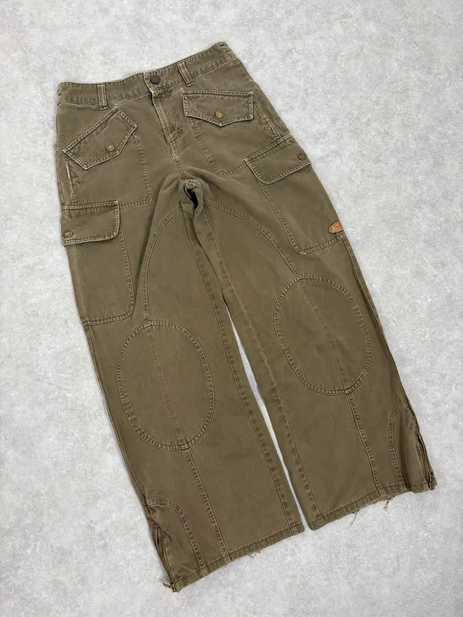 SS2003 Dolce & Gabbana Green Cargo Multipockets Pants  oSBczJd 4