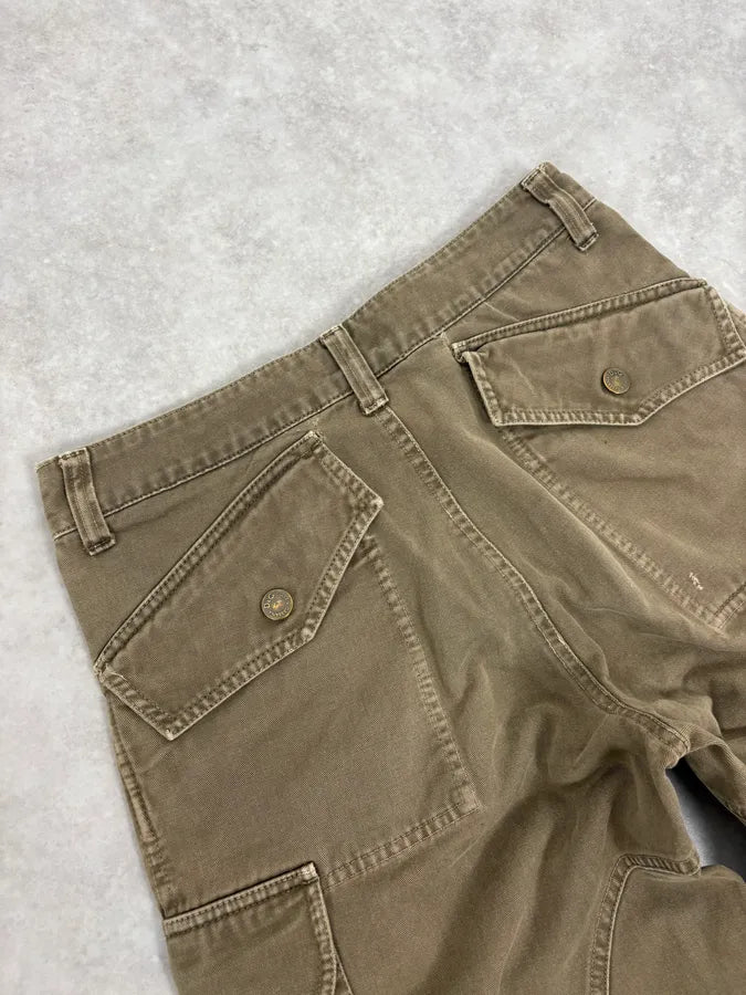 SS2003 Dolce & Gabbana Green Cargo Multipockets Pants  oSBczJd 8