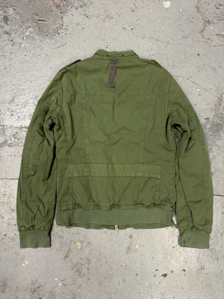 SS2003 Dolce & Gabbana Green Military Bomber Jacket iYeeWyo 1