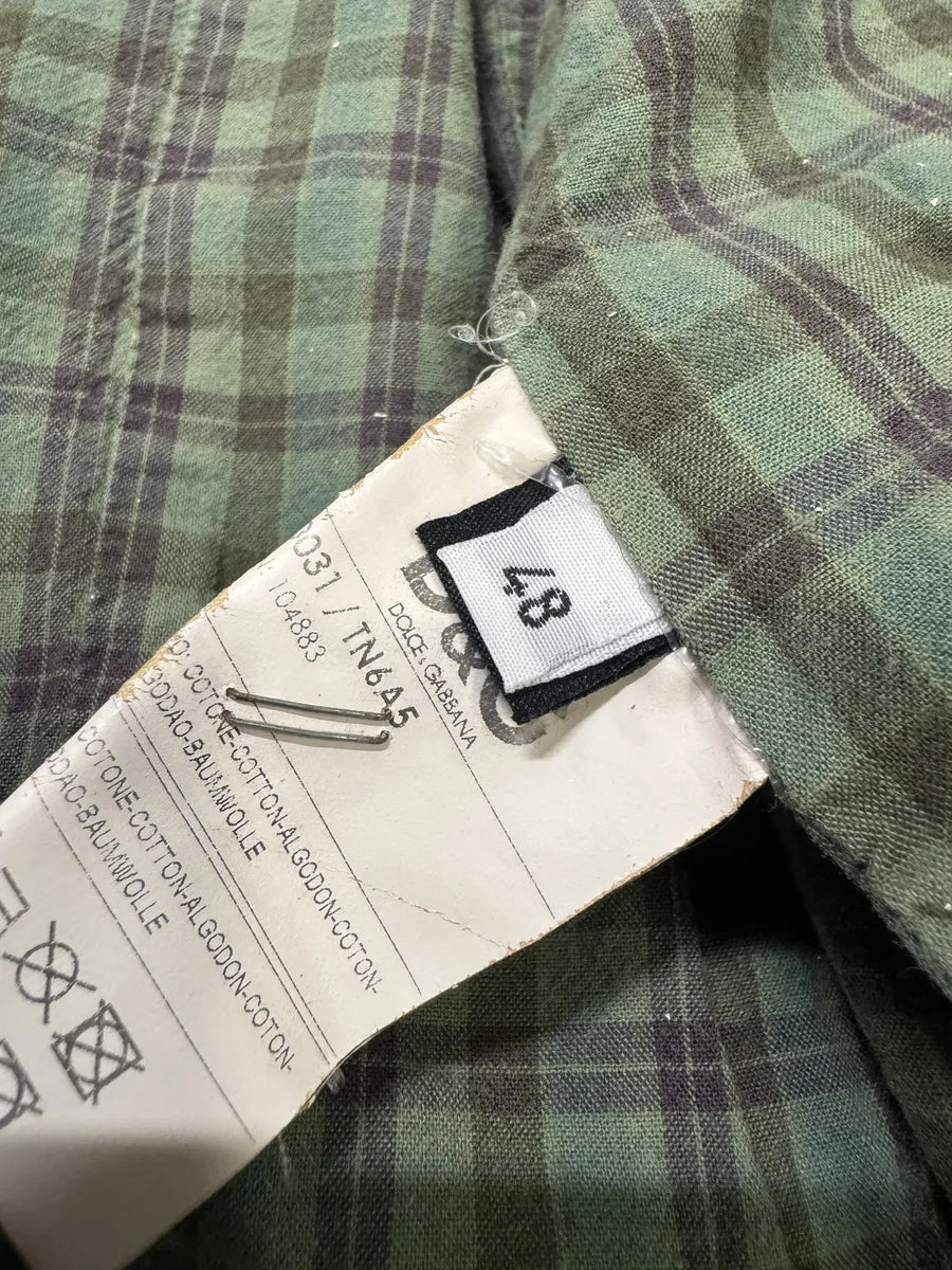 SS2003 Dolce & Gabbana Green Military Bomber Jacket iYeeWyo 5