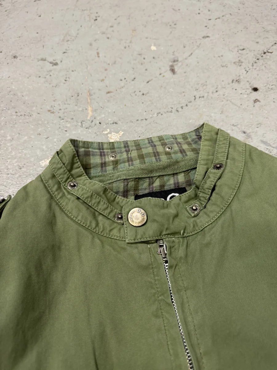 SS2003 Dolce & Gabbana Green Military Bomber Jacket iYeeWyo 8
