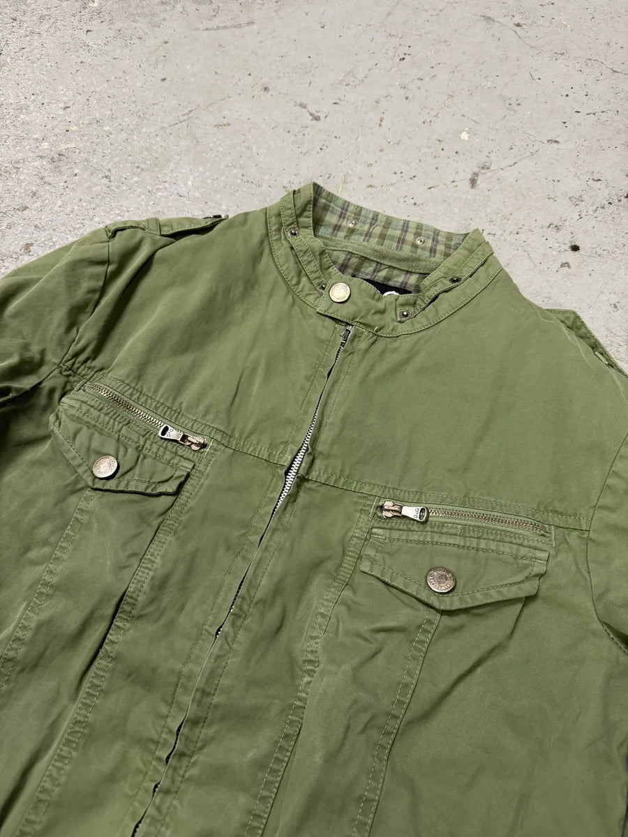SS2003 Dolce & Gabbana Green Military Bomber Jacket iYeeWyo 9