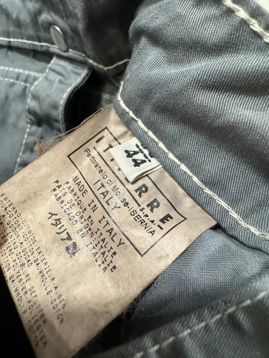 SS2003 Dolce & Gabbana Grey Army Multi Zips Bondage Pants RAYNAwL 9