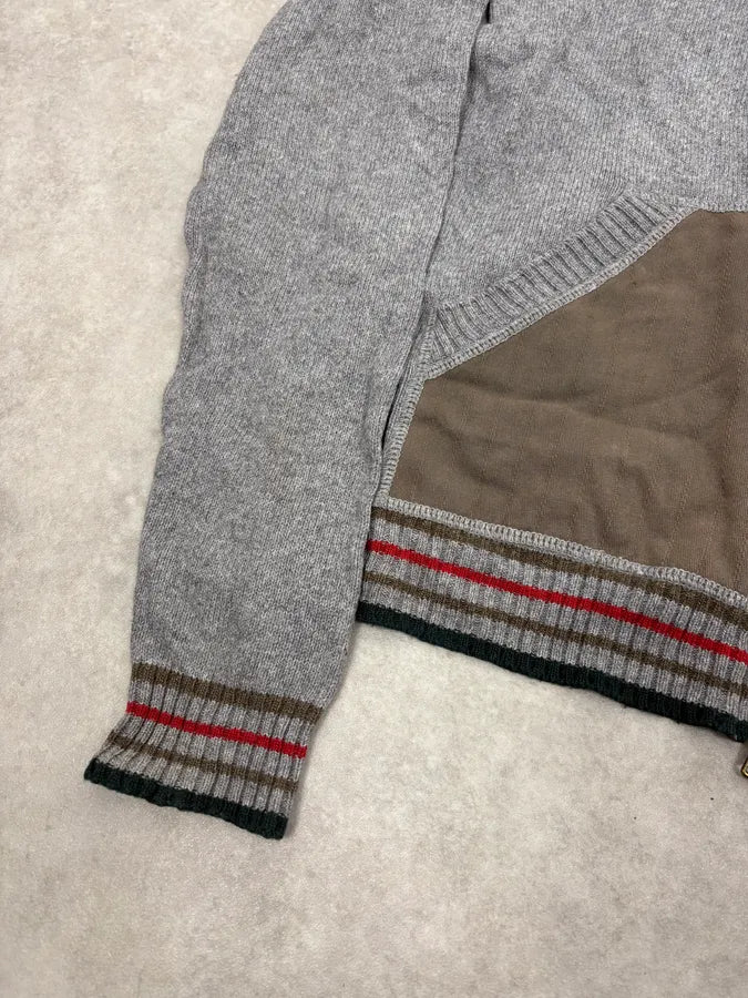 SS2003 Dolce & Gabbana Grey Italian Zip-up Hooded Sweater xDYbDav 7