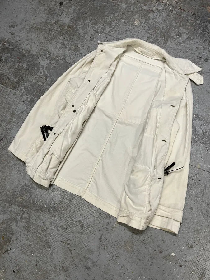 SS2003 Dolce & Gabbana Hunter Multi Pockets Beige Jacket (M/L) hpBngjX 4