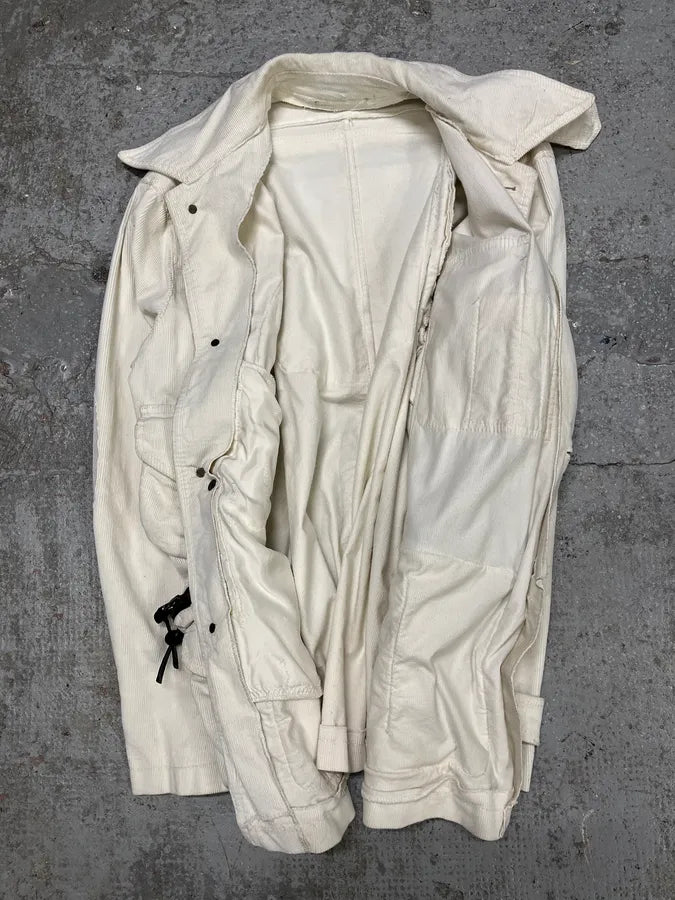 SS2003 Dolce & Gabbana Hunter Multi Pockets Beige Jacket (M/L) hpBngjX 5