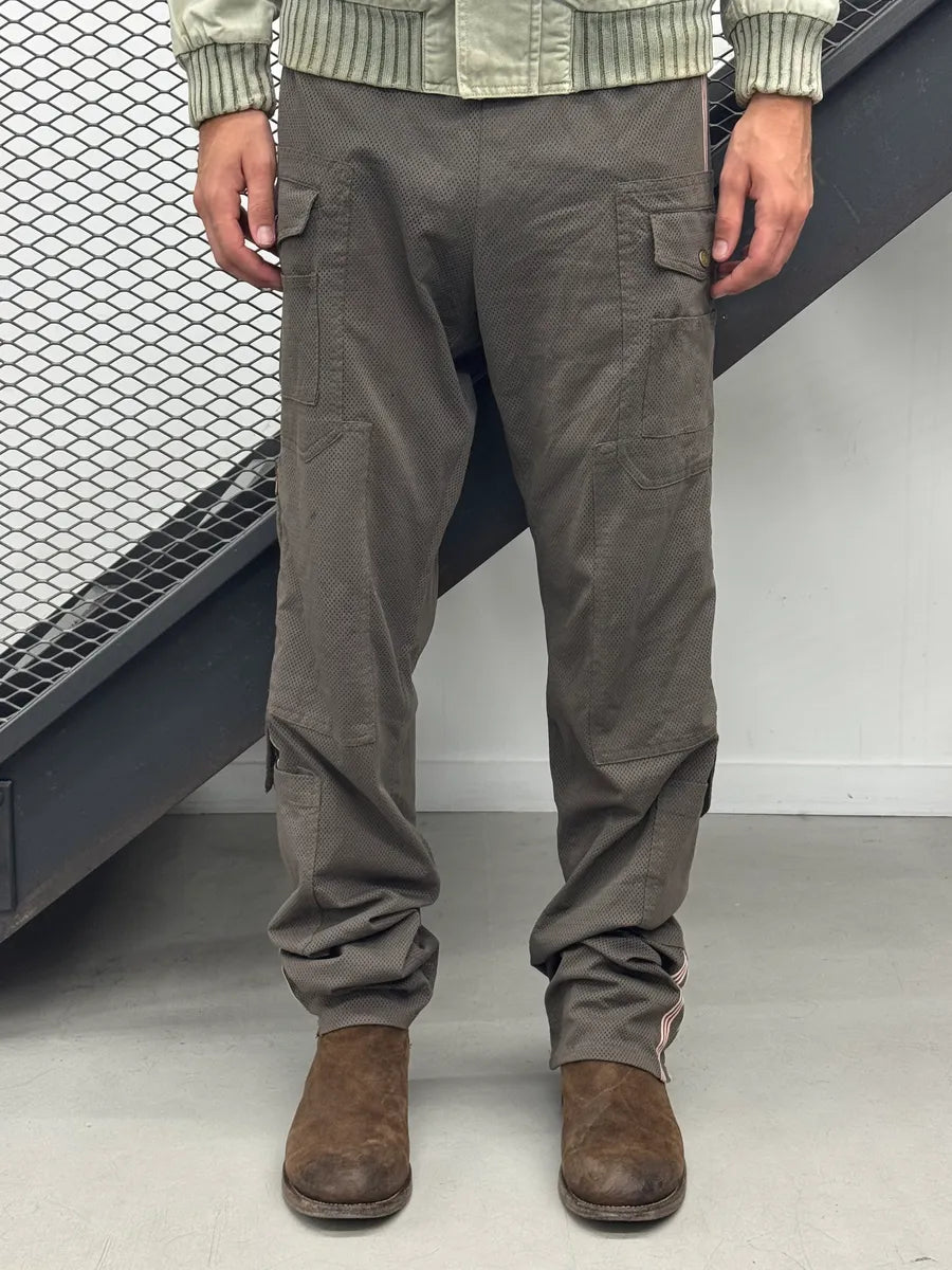 SS2003 Dolce & Gabbana Mesh Military Khaki Cargo Pants mKLjLYT 1