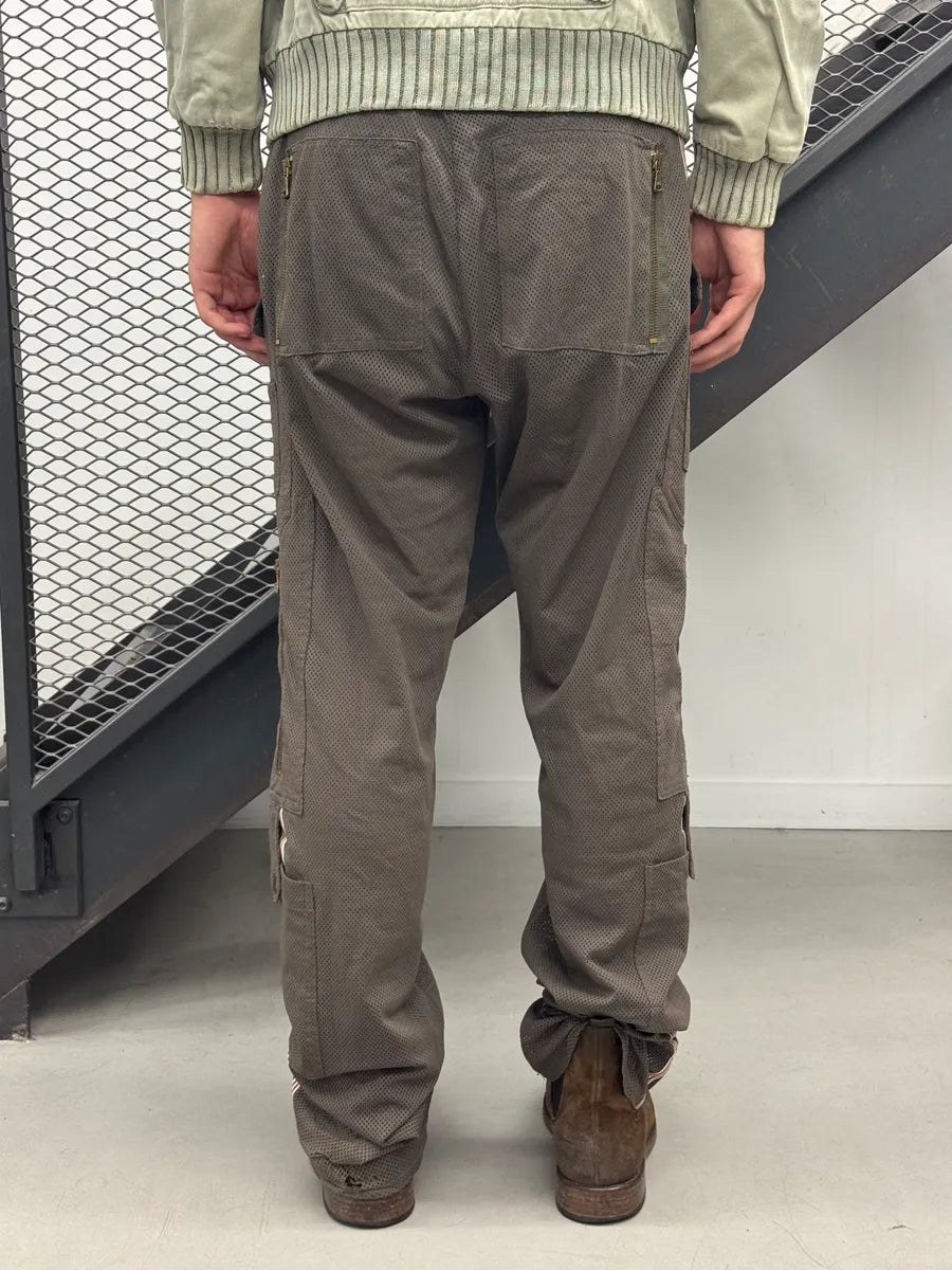 SS2003 Dolce & Gabbana Mesh Military Khaki Cargo Pants mKLjLYT 3
