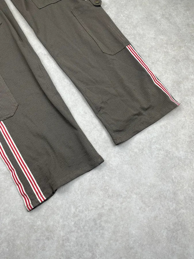 SS2003 Dolce & Gabbana Mesh Military Khaki Cargo Pants mKLjLYT 6