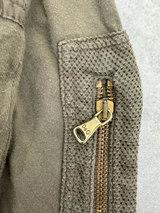 SS2003 Dolce & Gabbana Military Green Cargo Henley Longsleeves USADNVl 6