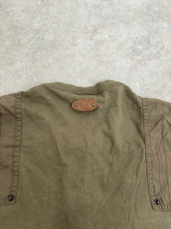 SS2003 Dolce & Gabbana Military Green Cargo Henley Longsleeves USADNVl 8