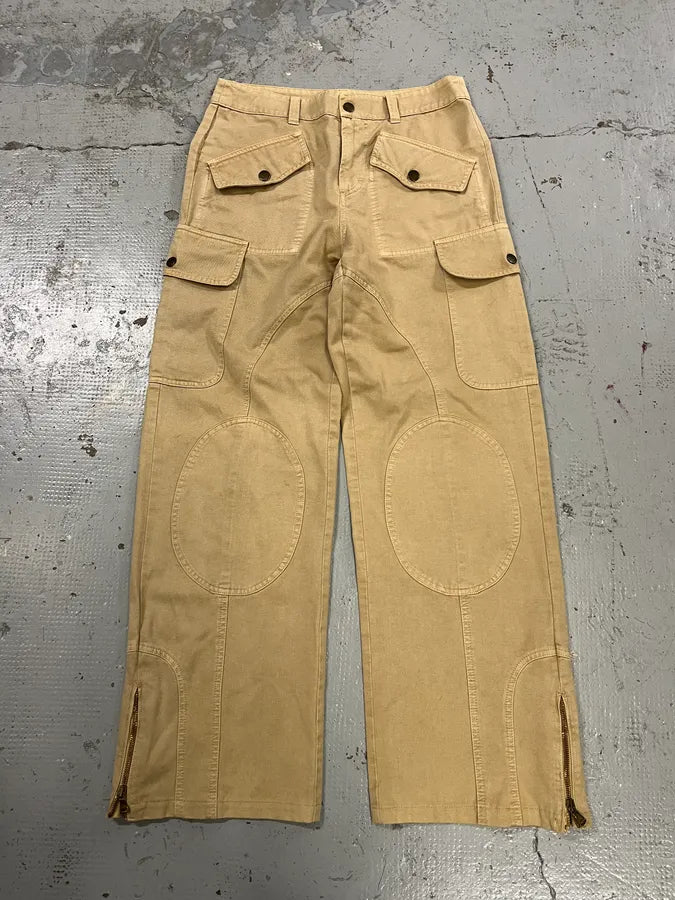 SS2003 Dolce & Gabbana Multi-Pocket Combat Beige Cargo Pants wiprwzN 3