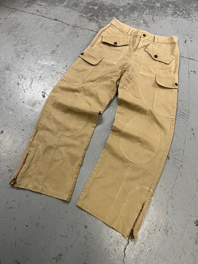 SS2003 Dolce & Gabbana Multi-Pocket Combat Beige Cargo Pants wiprwzN 4