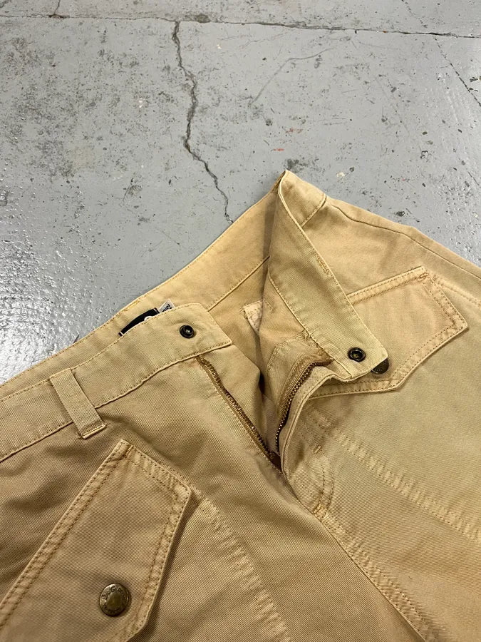 SS2003 Dolce & Gabbana Multi-Pocket Combat Beige Cargo Pants wiprwzN 9