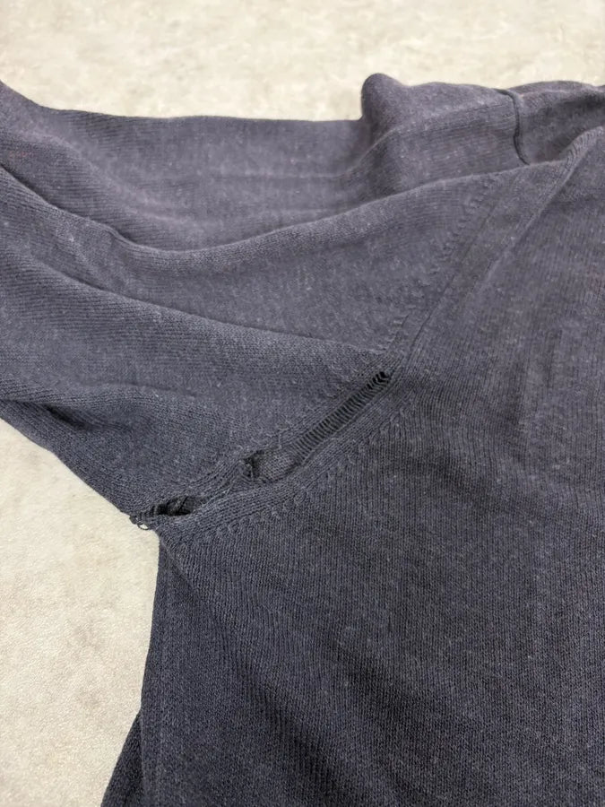 SS2003 Dolce & Gabbana Navy Buttoned Classy Sweater OtKQrzr 9