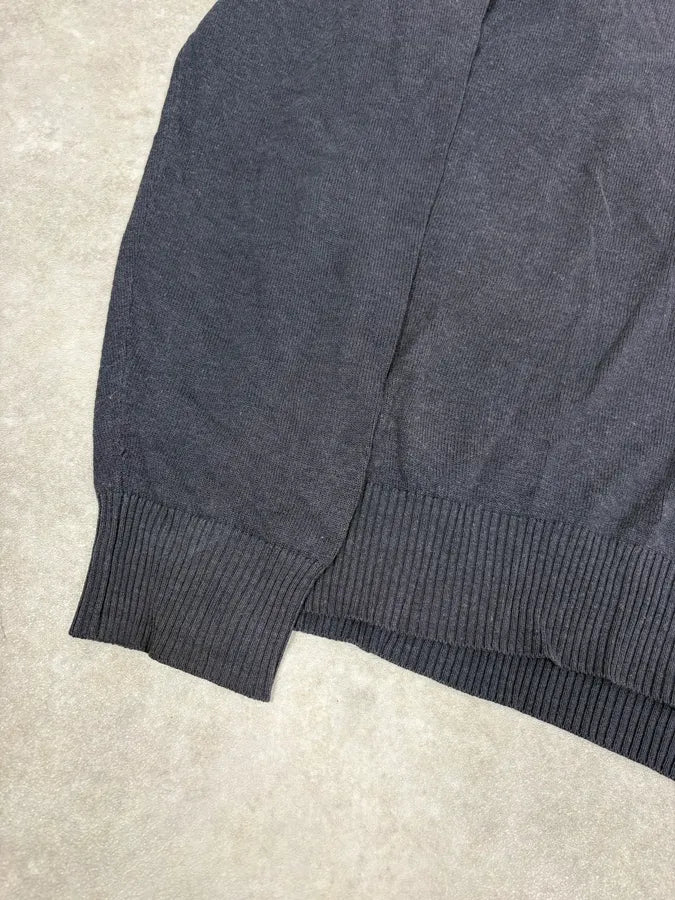 SS2003 Dolce & Gabbana Navy Buttoned Classy Sweater OtKQrzr 6