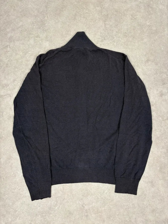 SS2003 Dolce & Gabbana Navy Buttoned Classy Sweater OtKQrzr 5