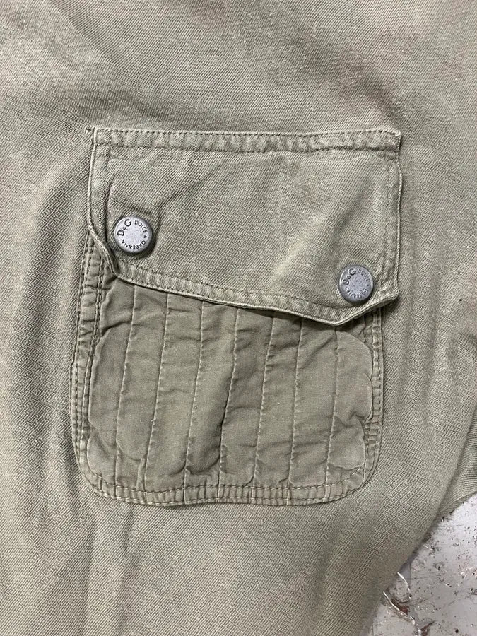 SS2003 Dolce & Gabbana Olive Cargo Longsleeves (M/L) BuhelwC 7