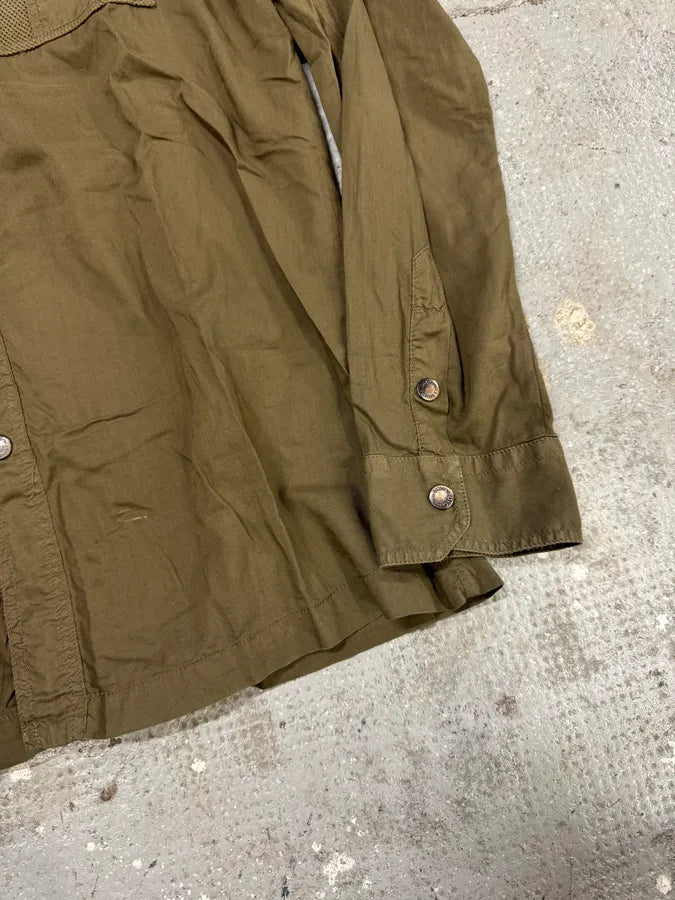 SS2003 Dolce & Gabbana Olive Cargo Military Shirt (L) UJZOoxJ 6