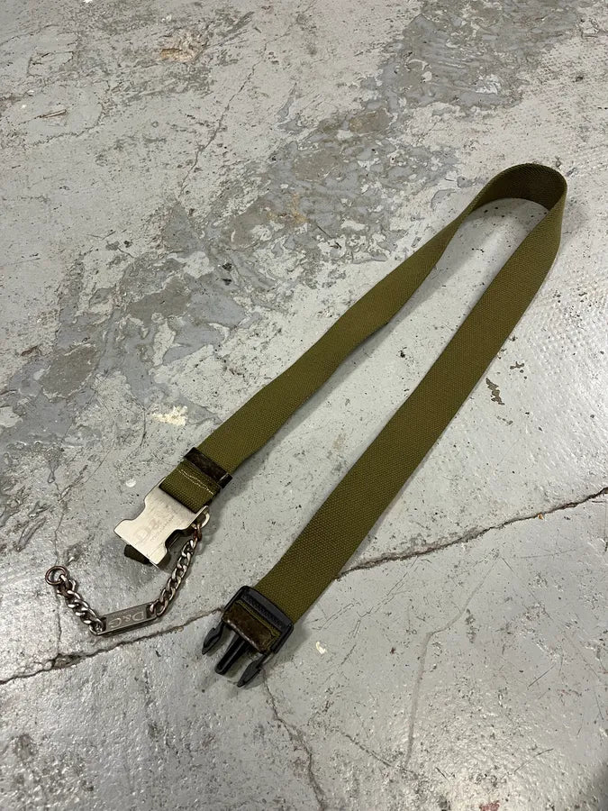SS2003 Dolce & Gabbana Olive Military Belt XooBudE 0