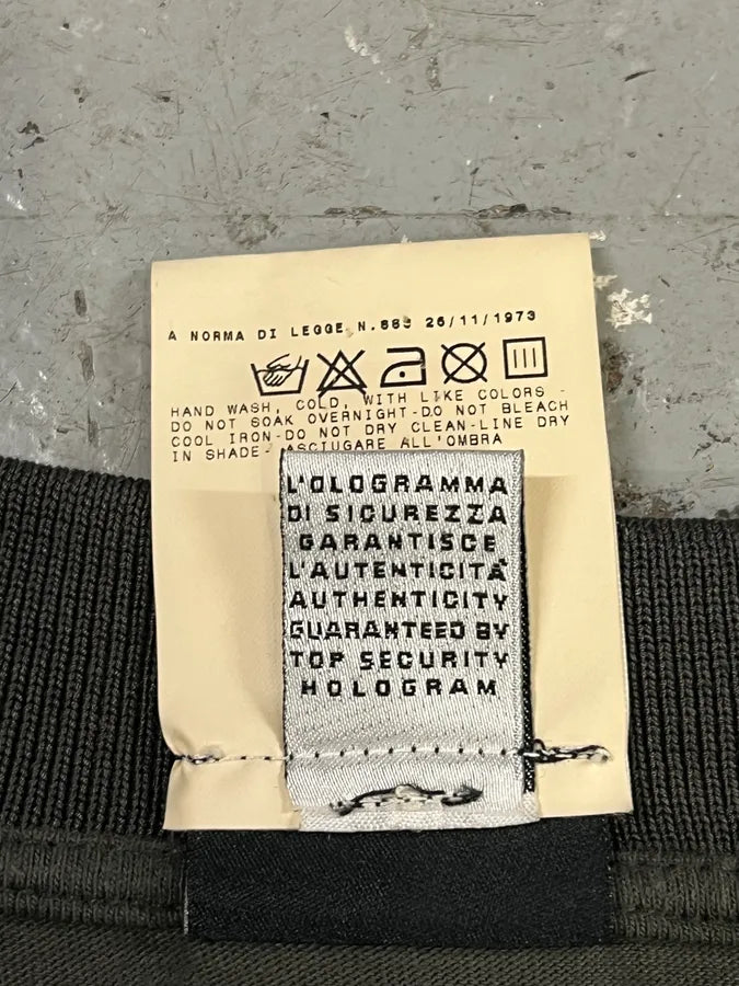 SS2003 Dolce & Gabbana Olive Military Utility Polo Shirt UrAcWkx 6