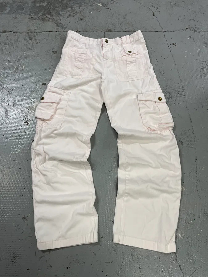 SS2003 Dolce & Gabbana Pink Multi-Pocket Cargo Pants QATKxtA 1