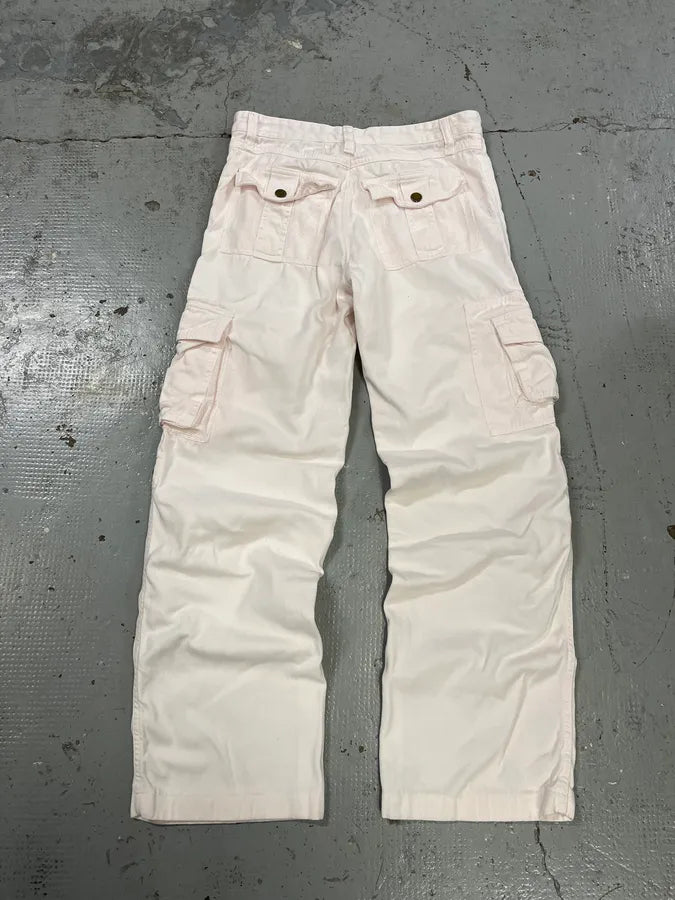 SS2003 Dolce & Gabbana Pink Multi-Pocket Cargo Pants QATKxtA 6