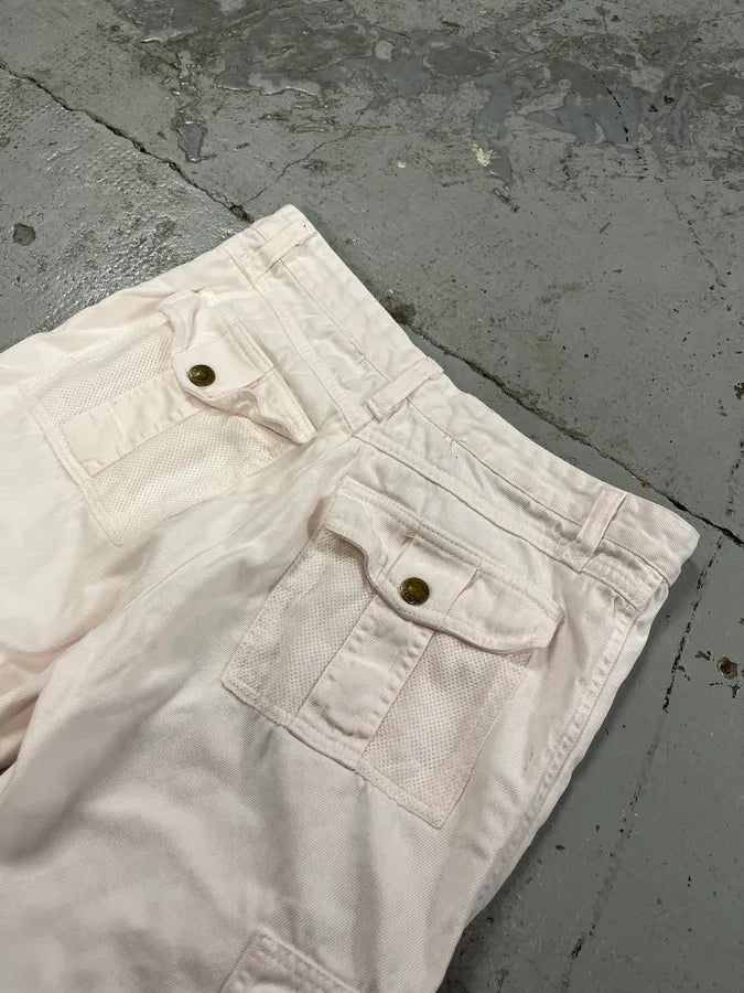 SS2003 Dolce & Gabbana Pink Multi-Pocket Cargo Pants QATKxtA 7
