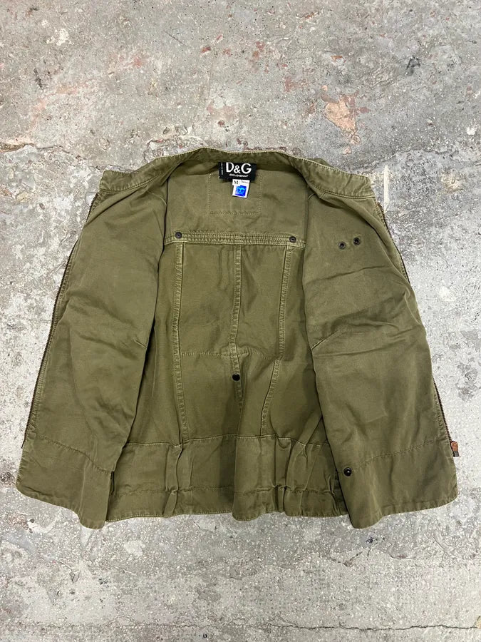 SS2003 Dolce & Gabbana Kaki Cargo Combat Vest (XS/S) 7