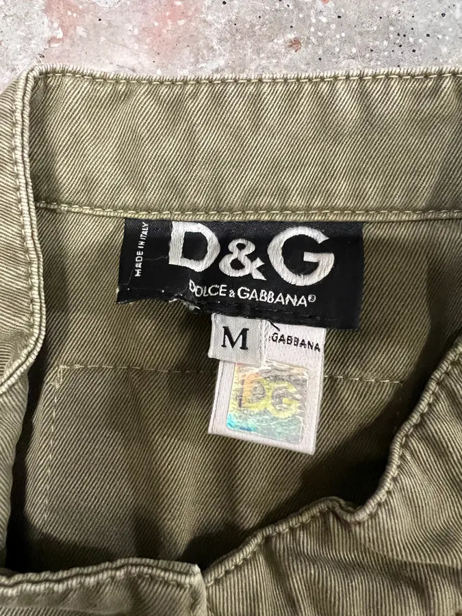 SS2003 Dolce & Gabbana Kaki Cargo Combat Vest (XS/S) 9