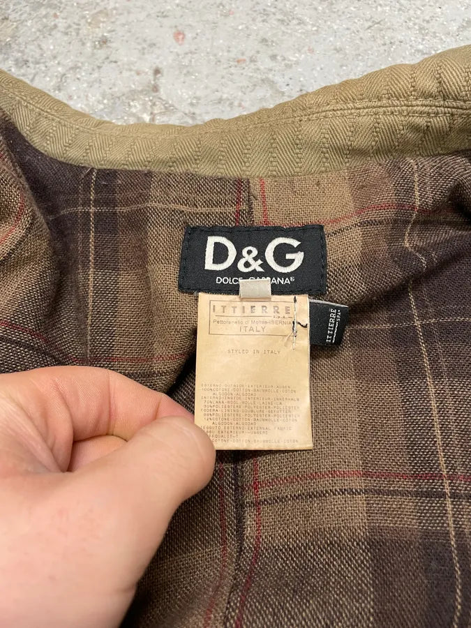SS2003 Dolce & Gabbana Split Zip Military Jacket (XL) 10