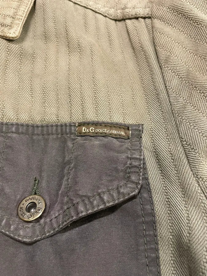 SS2003 Dolce & Gabbana Split Zip Military Jacket (XL) 6