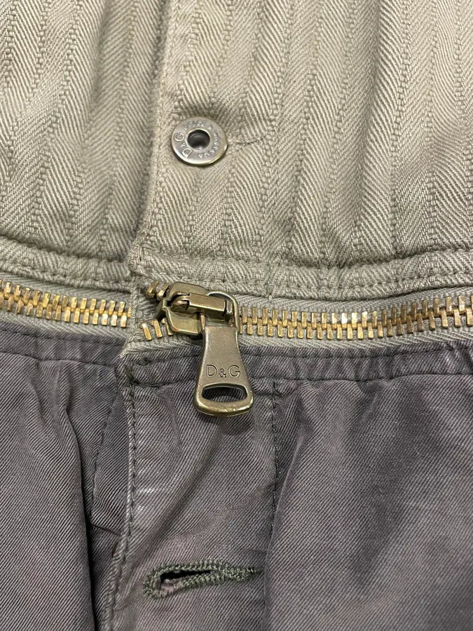 SS2003 Dolce & Gabbana Split Zip Military Jacket (XL) 7