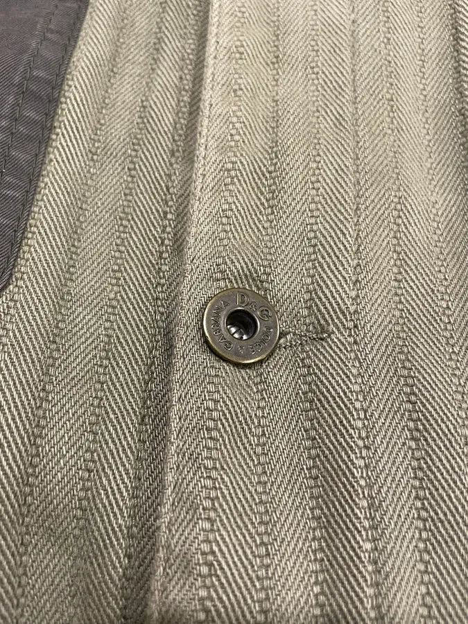 SS2003 Dolce & Gabbana Split Zip Military Jacket (XL) 8