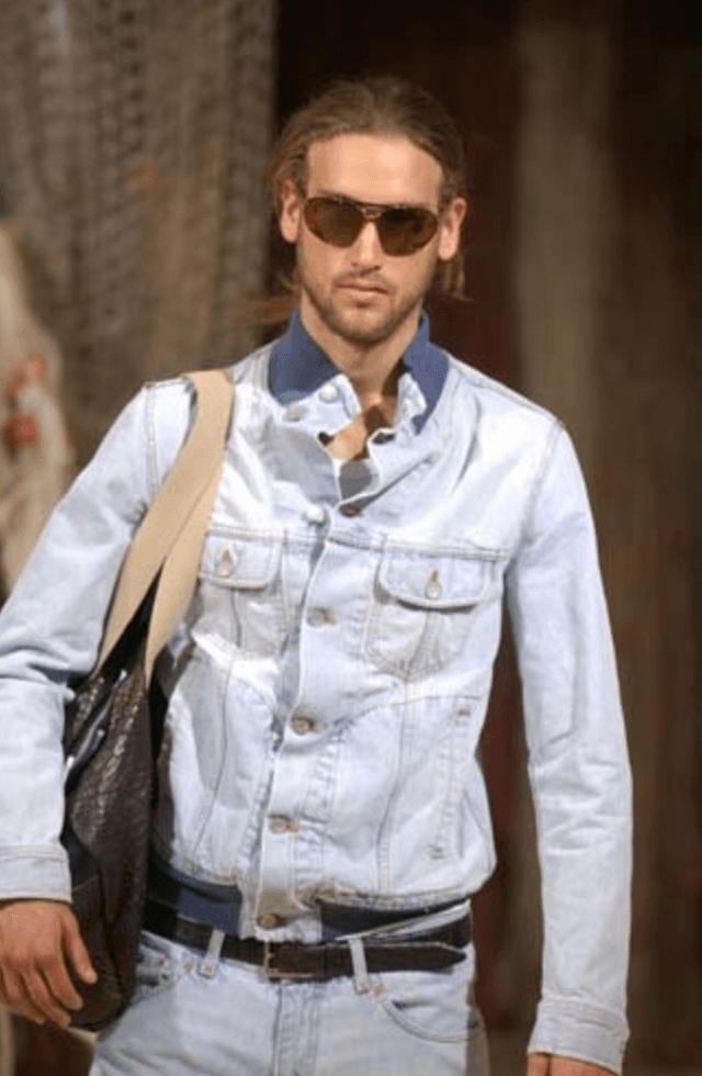 SS2003 Dolce & Gabbana White Linen Trucker Light Jacket cskSAkm 2