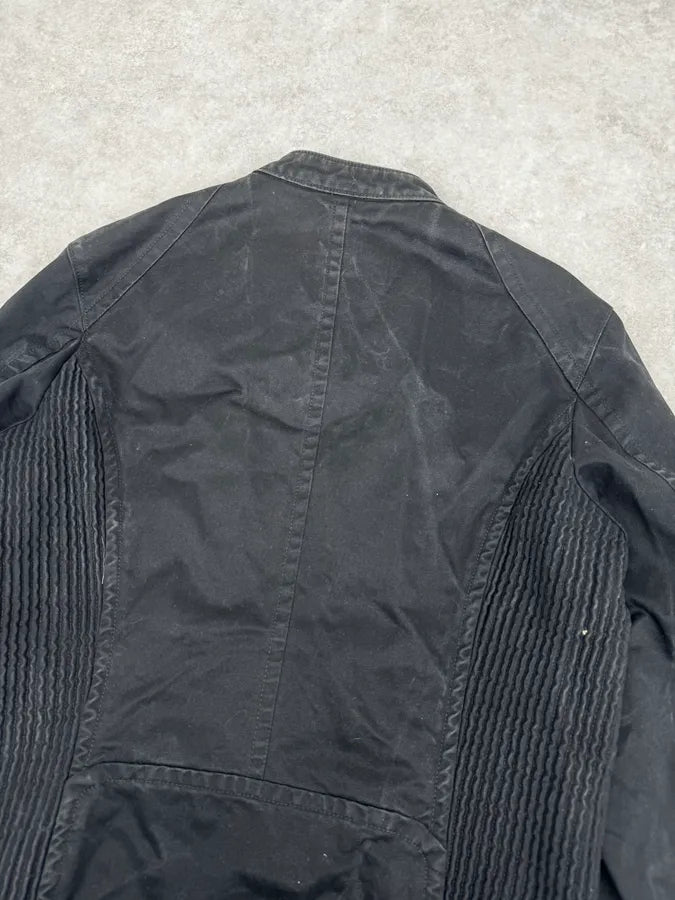 SS2003 Dsquared2 Black Arm Zip Biker Jacket HPXzxkL 8