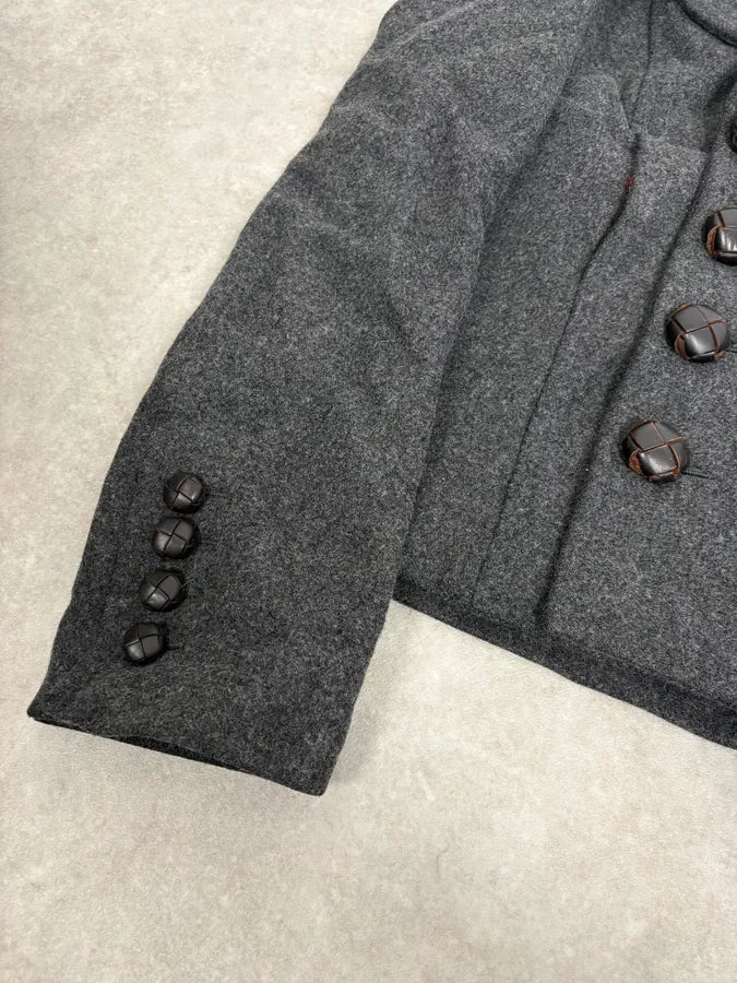 AW2009 Dsquared2 Grey Wool Buttoned Officer Jacket JnutxRi 8