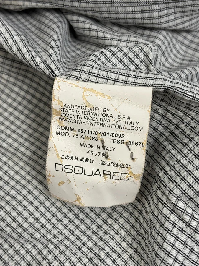 AW2009 Dsquared2 Grey Wool Buttoned Officer Jacket JnutxRi 13