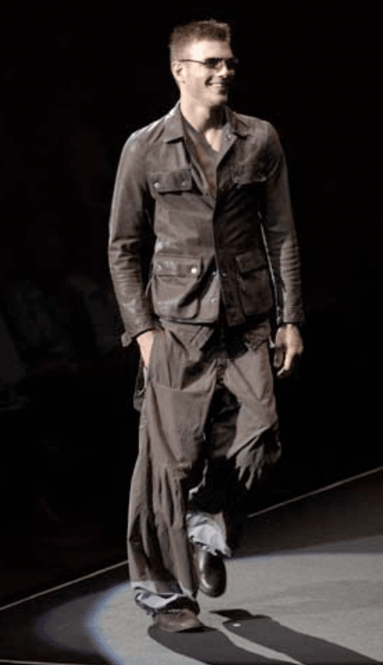 SS2003 Emporio Armani Brown Leather Buttoned Jacket KpgEdte 1