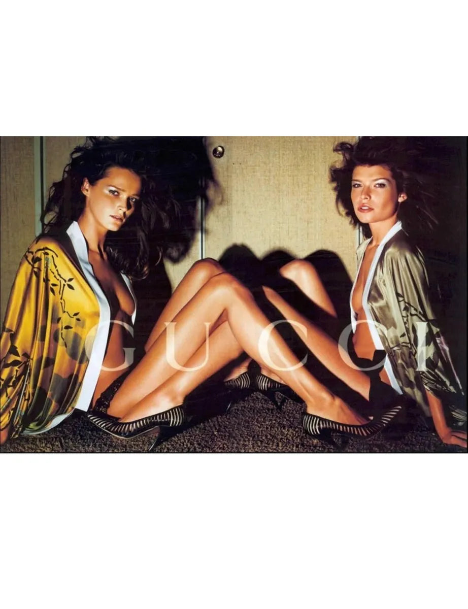 SS2003 Gucci Black Leather Strappy Heels by Tom Ford LUosNvK 1