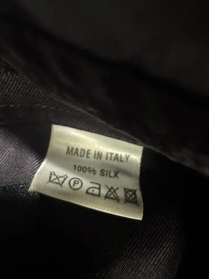 SS2003 Gucci by Tom Ford Blue Floral Silk Button Up Long Sleeve Shirt (L) tnnKgUL 8