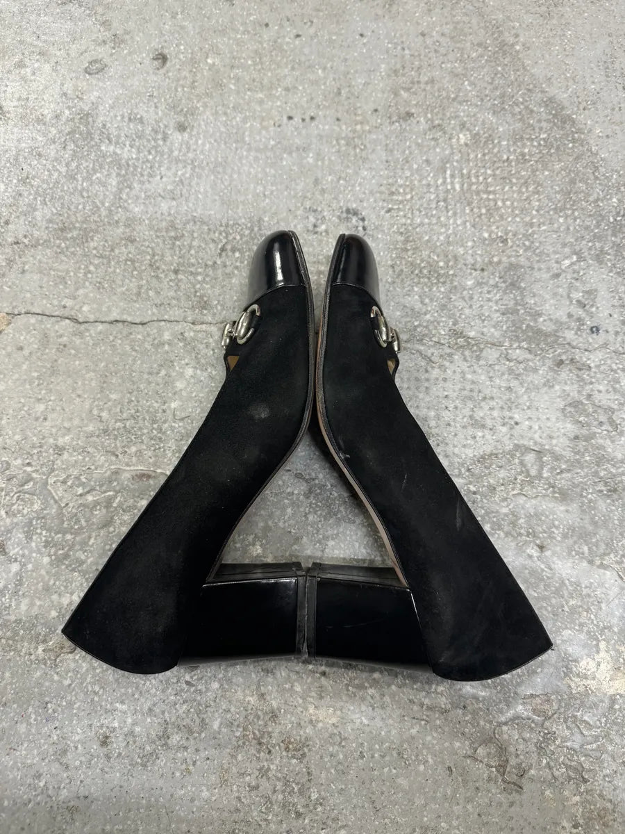 SS2003 Gucci Navy Heels by Tom Ford (39eu/us6.5) 3