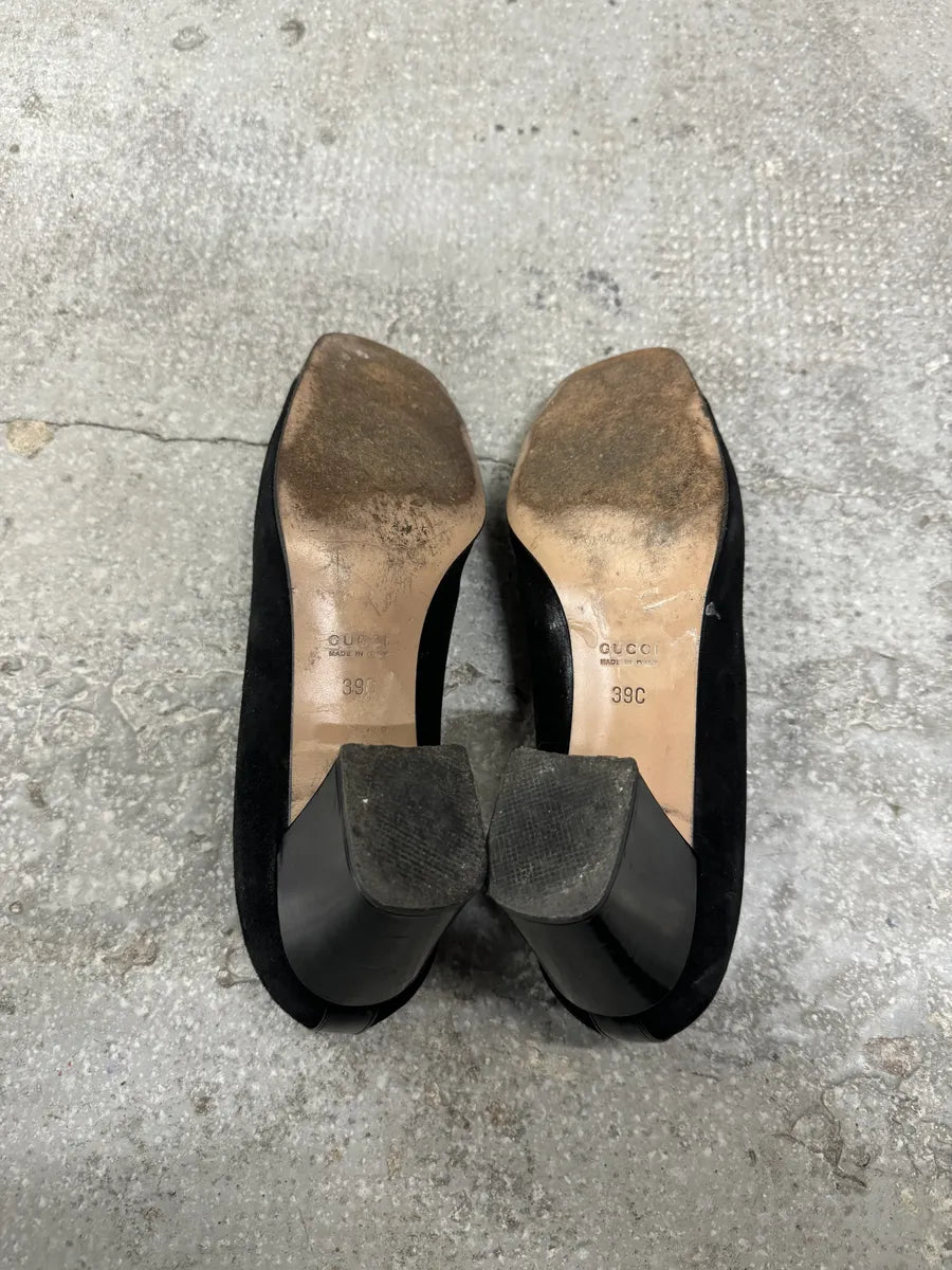 SS2003 Gucci Navy Heels by Tom Ford (39eu/us6.5) 4