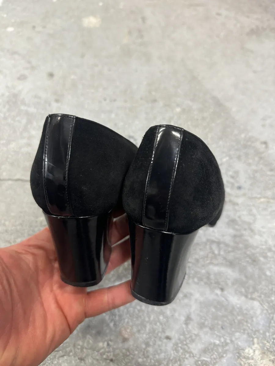 SS2003 Gucci Navy Heels by Tom Ford (39eu/us6.5) 6