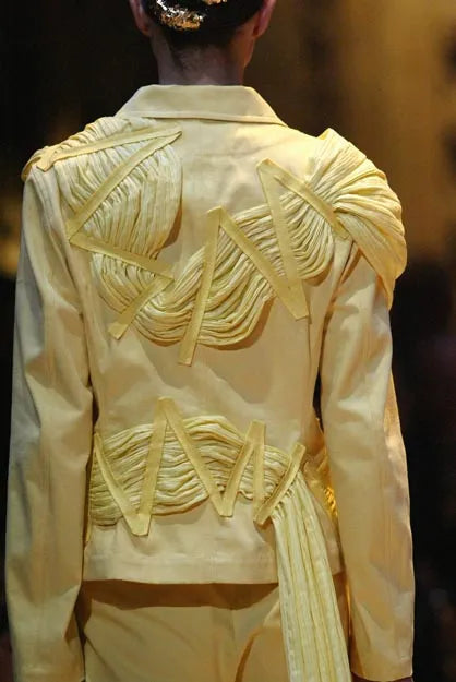 SS2003 Issey Miyake Black Blazer Plissed Jacket Qxnjiwu 3