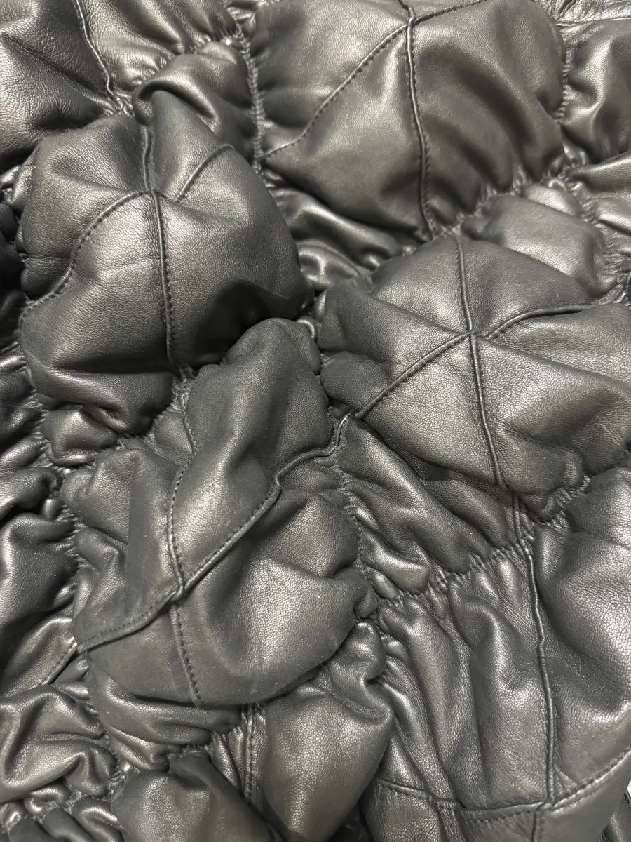 SS2003 Marithé + François Girbaud Black Structural Losange Jacket kTPramB 2