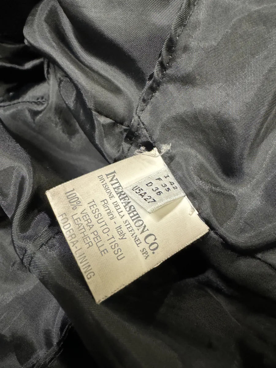 SS2003 Marithé + François Girbaud Black Structural Losange Jacket kTPramB 7