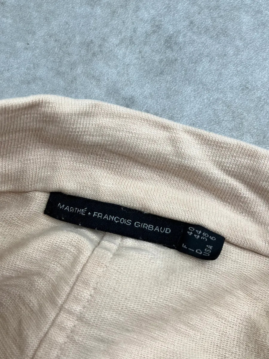 SS2003 Marithé + François Girbaud Beige Asymmetrical Buttoned Jacket ciVYorX 8