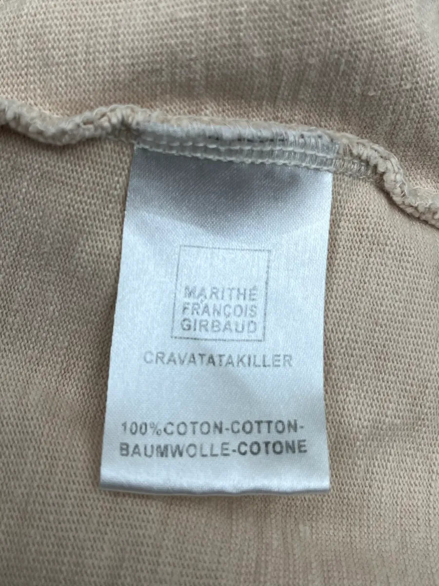 SS2003 Marithé + François Girbaud Beige Asymmetrical Buttoned Jacket ciVYorX 9